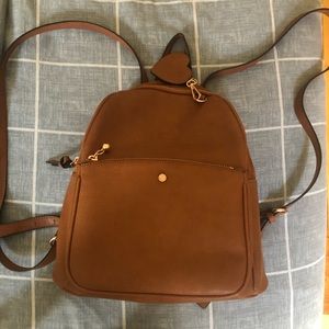 Brown backpack purse LC Lauren Conrad